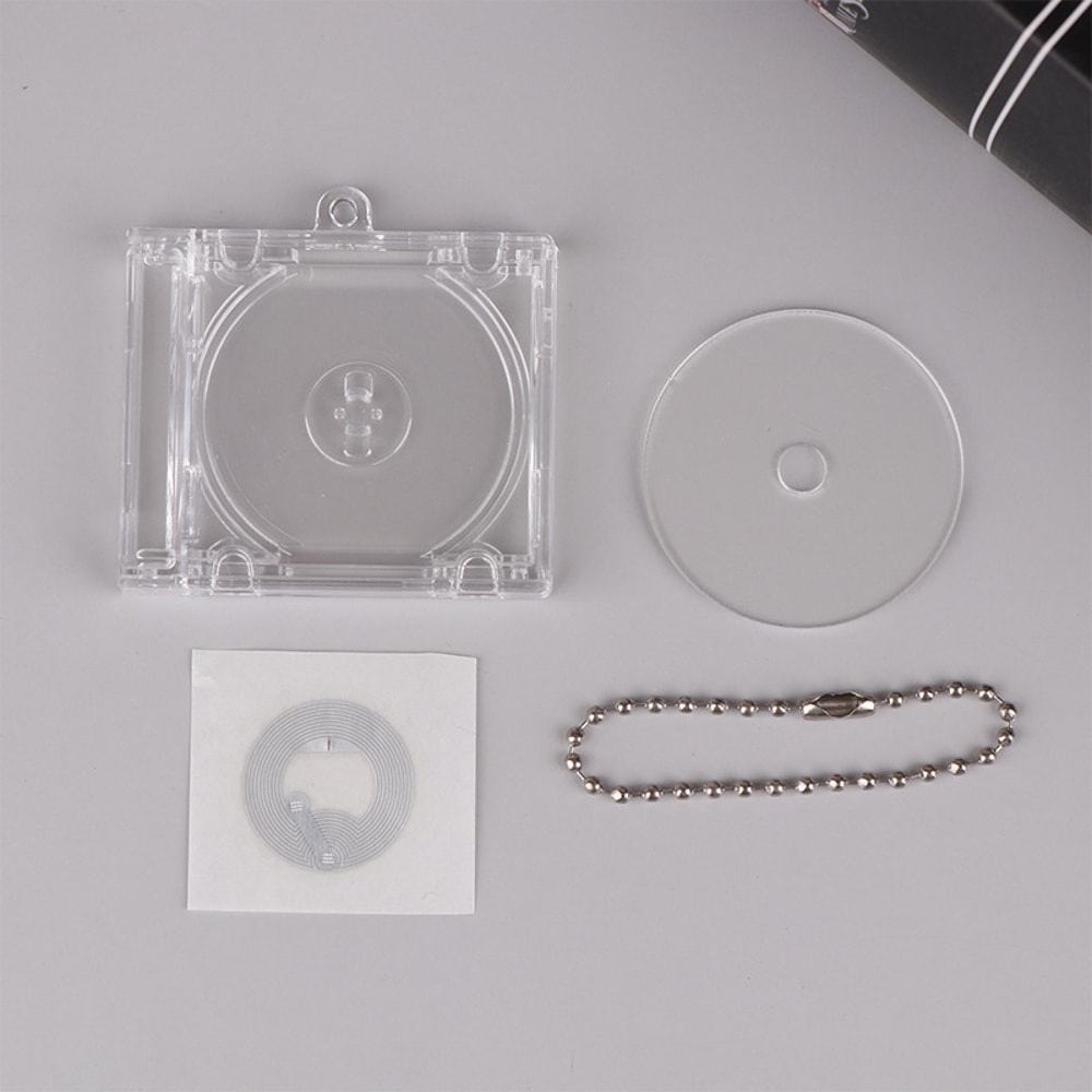 NFC Mini CD Keychain Album Holder For Bags Keys Custom Music Sharing 5