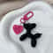 Balloon Dog Keychain Charm for Bags, Cars & Everyday Style