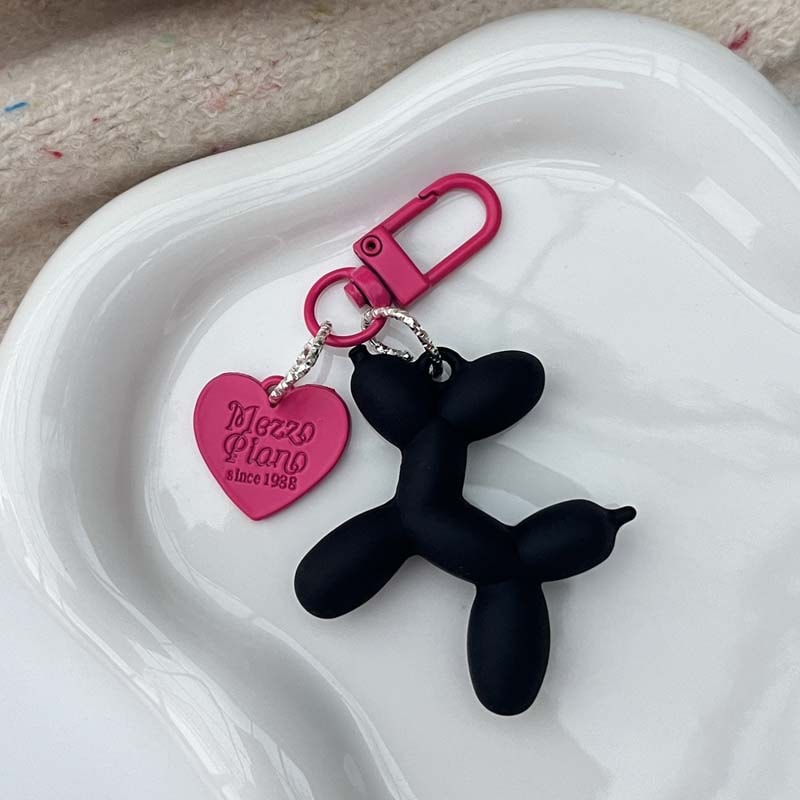 Balloon Dog Keychain Charm for Bags, Cars & Everyday Style