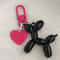 Balloon Dog Keychain Charm for Bags, Cars & Everyday Style