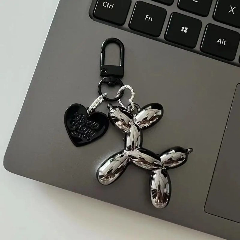 Balloon Dog Keychain Charm For Bags Cars Everyday Accessories 2