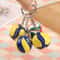 Mini Volleyball Keychain PVC Sports Ball Charm For Athletes Coaches Team Gifts 4
