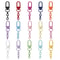 Colorful Lobster Clasp Keychains Set With Chains For DIY Jewelry Bag Charms Key Rings 0
