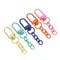 Colorful Lobster Clasp Keychains Set With Chains For DIY Jewelry Bag Charms Key Rings 3