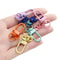 Colorful Lobster Clasp Keychains Set With Chains For DIY Jewelry Bag Charms Key Rings 5