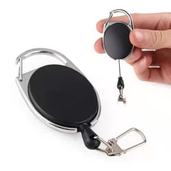 progrip fly fishing retractor heavy duty retractable keychain tool keeper