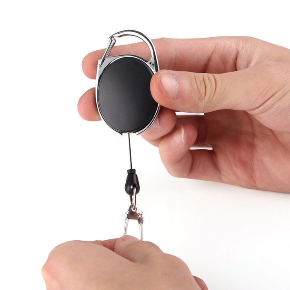 ProGrip Fly Fishing Retractor Heavy Duty Retractable Keychain Tool Keeper 4