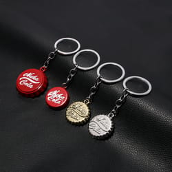 retro soda cap bottle opener keychain for bags, keys & everyday carry