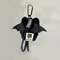 Big Eyed Plush Kitten Keychain Cute Black Cat Backpack Charm
