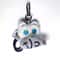 Big Eyed Plush Kitten Keychain Cute Black Cat Backpack Charm