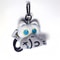 Big Eyed Plush Kitten Keychain Cute Black Cat Backpack Charm