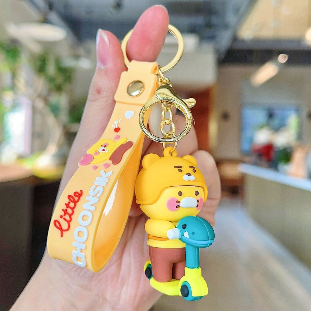 Choonsik Kuka Cute Keychain Silicone Bag Charm Car Key Accessory 1