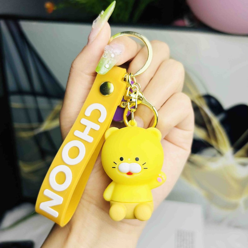 Choonsik Kuka Cute Keychain Silicone Bag Charm Car Key Accessory 6