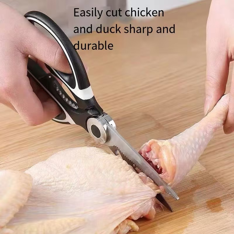 SharpEdge Stainless Steel Kitchen Scissors For Poultry Fish Everyday Food Prep 3