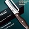 ErgoGrip Stainless Steel Peeler with Wooden Handle for Fruits and Vegetables
