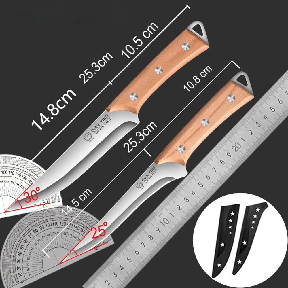 Forged Bone Removal Knife Stainless Steel Butcher Chef Cutting Knife 8