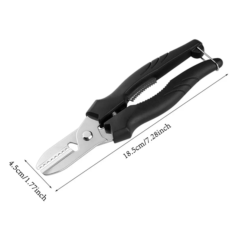 Stainless Steel Chestnut Peeler Scissors with Cross Cutter Nut Shell Opener