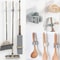 Self Adhesive Broom Holder Wall Mount Organizer for Mop, Brush & Cleaning Tools