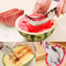 Stainless Steel Watermelon Cube Cutter and Fruit Slicing Knife