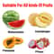 Stainless Steel Watermelon Cube Cutter and Fruit Slicing Knife