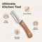 RusticGrip Vegetable Peeler & Bottle Opener with Stainless Steel Blade