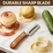 RusticGrip Vegetable Peeler & Bottle Opener with Stainless Steel Blade
