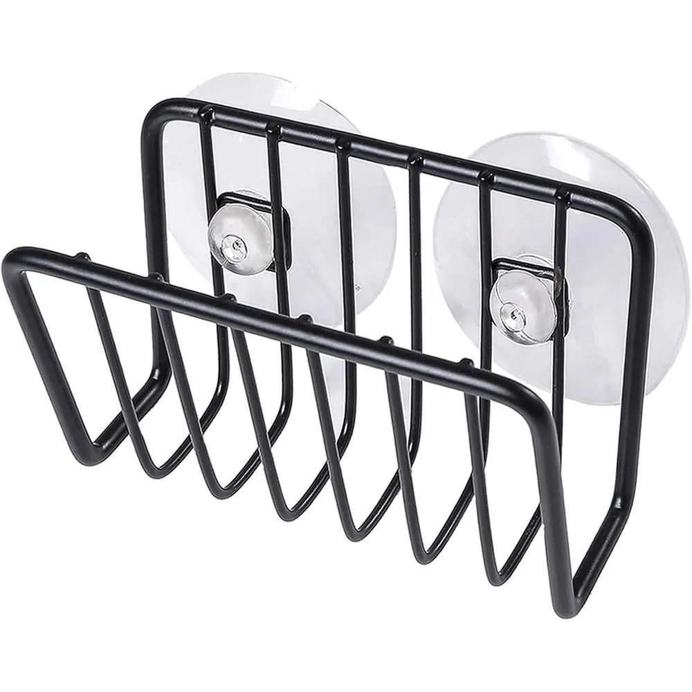 Stainless Steel Sponge Holder For Kitchen Sink With Suction Cup Drainage Caddy 3