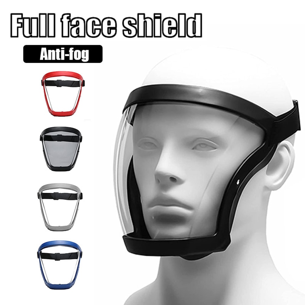 ClearGuard Anti Fog Full Face Shield Mask For Kitchen And Work Protection 0