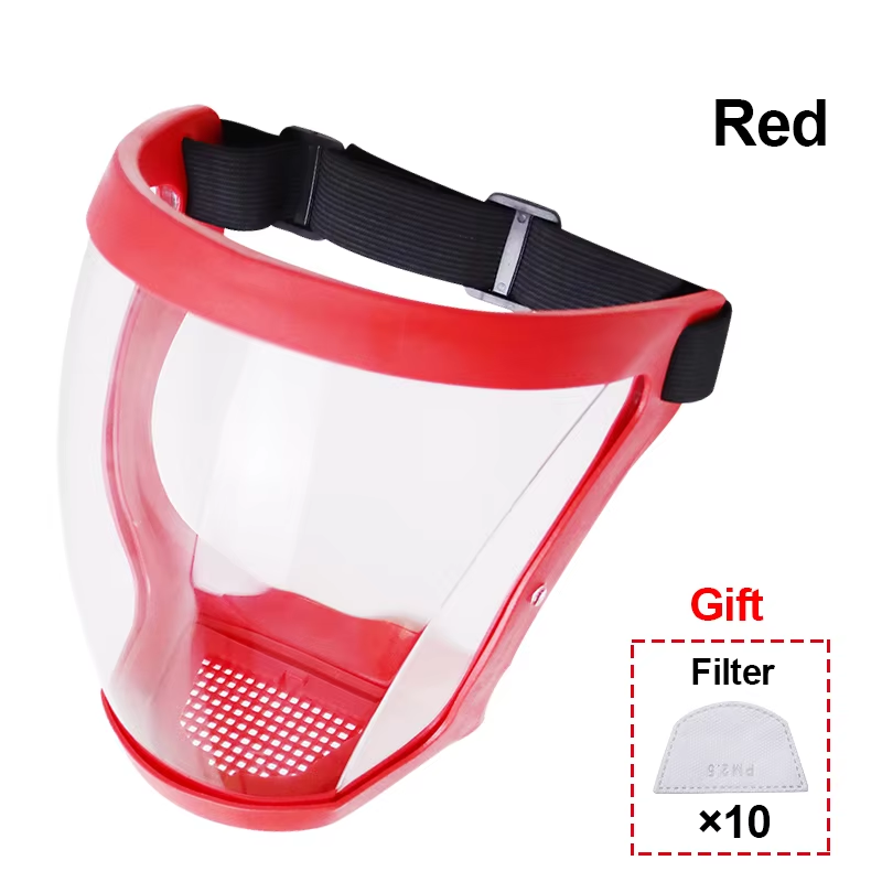 ClearGuard Anti Fog Full Face Shield Mask For Kitchen And Work Protection 7