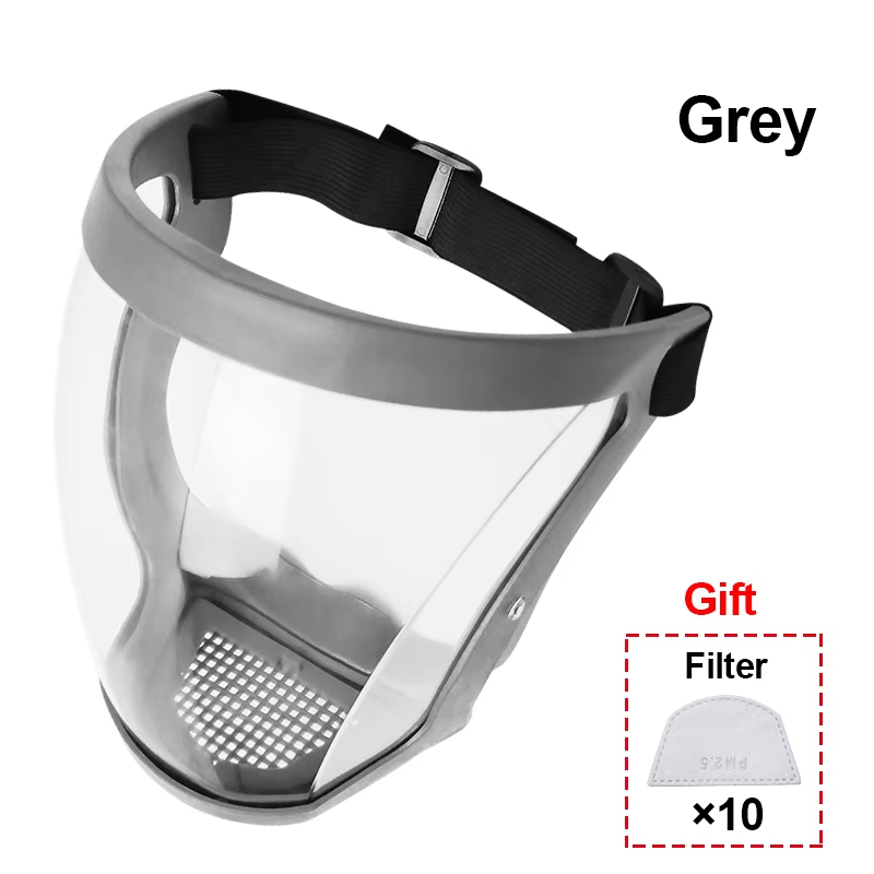 ClearGuard Anti Fog Full Face Shield Mask For Kitchen And Work Protection 9