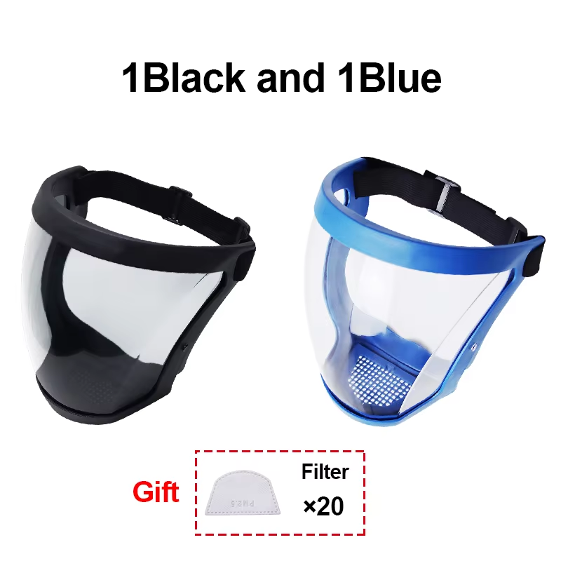 ClearGuard Anti Fog Full Face Shield Mask for Kitchen and Work Protection