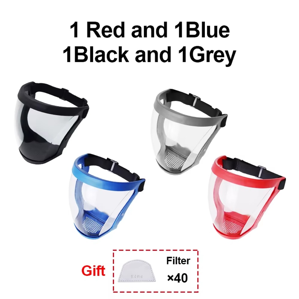ClearGuard Anti Fog Full Face Shield Mask for Kitchen and Work Protection
