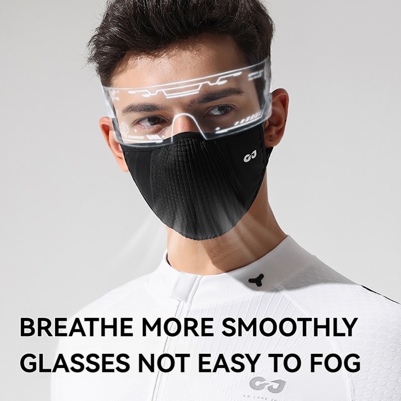 Ice Silk Cycling Face Mask Breathable Dust Protection For Outdoor Sports 3