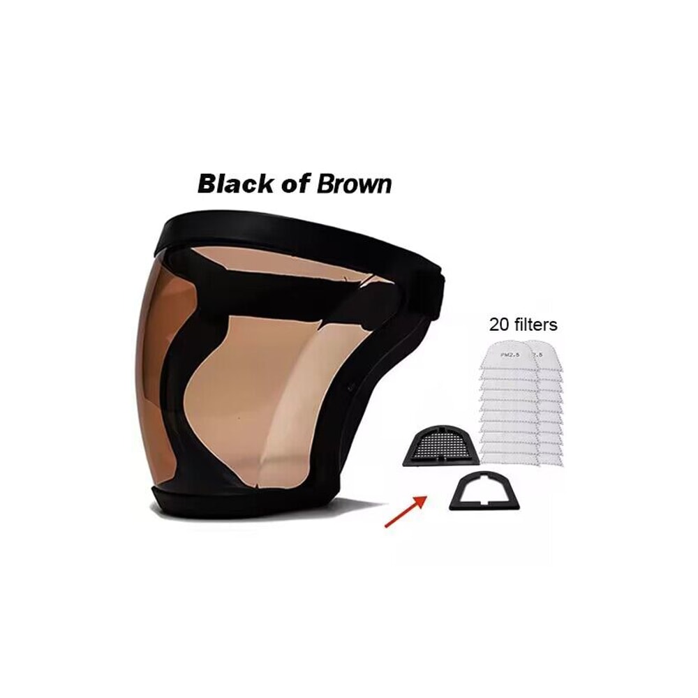 ClearGuard Full Face Safety Shield Mask For Kitchen Workshop Daily Protection 8