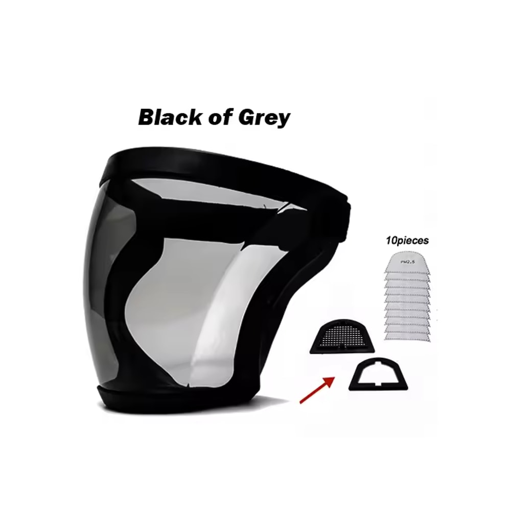 ClearGuard Full Face Safety Shield Mask For Kitchen Workshop Daily Protection 10