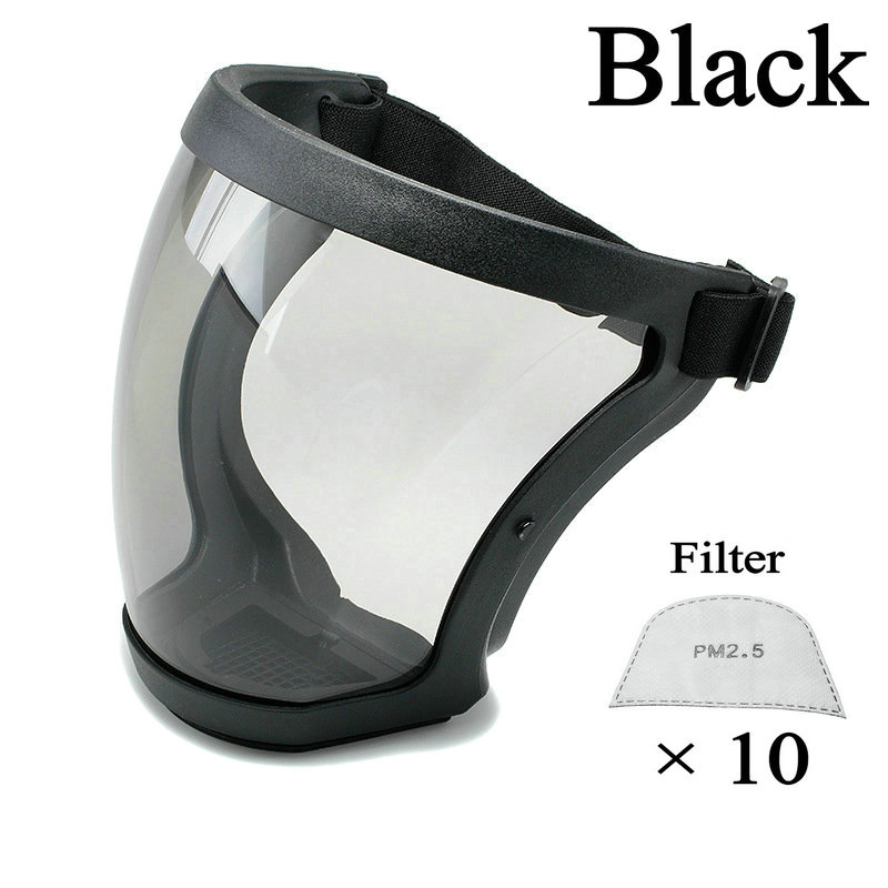 ClearGuard Full Face Shield Safety Glasses For Dust Wind Splash Protection 6
