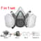 Half Face Respirator Mask With Filters For Paint Spray And Dust Protection 7