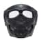 Phantom Skull Motorcycle Face Mask with Tactical Goggles for Riding, Paintball & Outdoor Protection