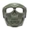 Phantom Skull Motorcycle Face Mask with Tactical Goggles for Riding, Paintball & Outdoor Protection