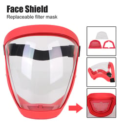 windguard full face shield motorcycle and cycling dust mask
