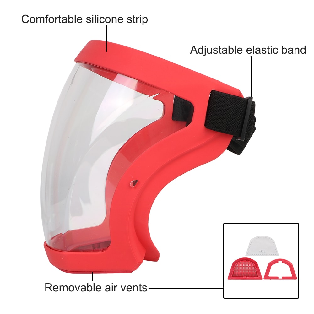 WindGuard Full Face Shield Motorcycle And Cycling Dust Mask 4