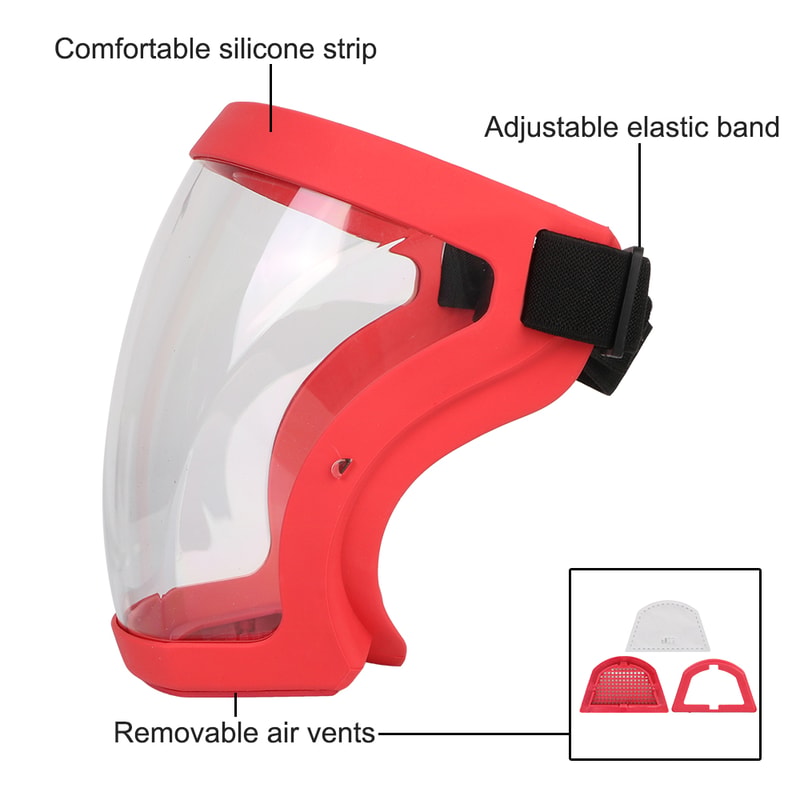 WindGuard Full Face Shield Motorcycle And Cycling Dust Mask 4