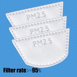 clearguard full face protective shield mask with filters and anti fog safety visor