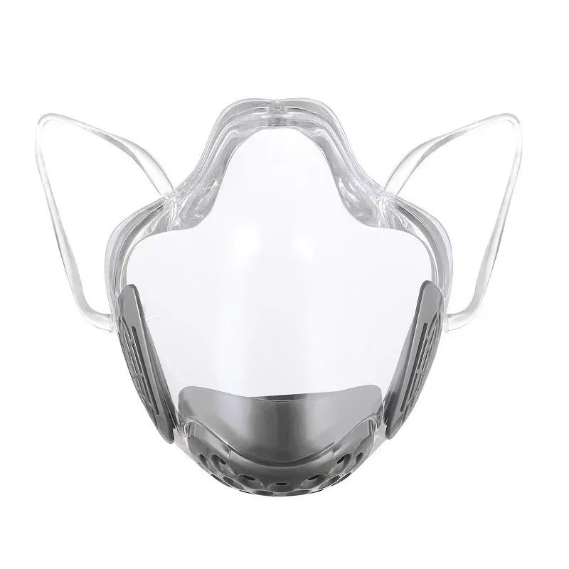 ClearGuard Reusable Transparent Face Mask Anti Fog Dustproof Mouth Shield