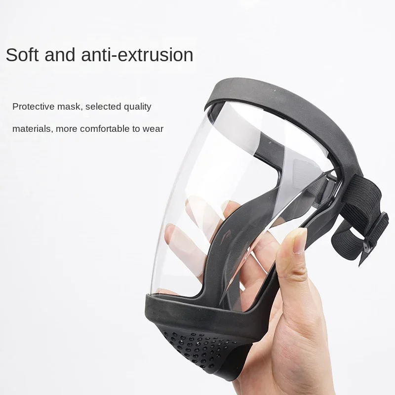 ClearGuard Full Face Safety Shield Mask With Anti Fog Eye Protection 4