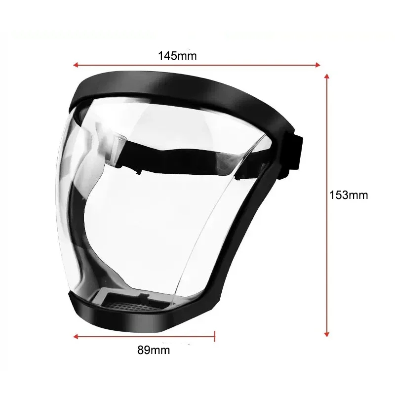 ClearGuard Full Face Safety Shield Mask With Anti Fog Eye Protection 5