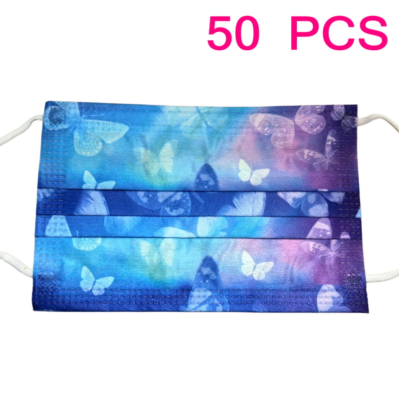 Cartoon Kids Disposable Face Masks Layer Breathable Protection For Boys Girls 6