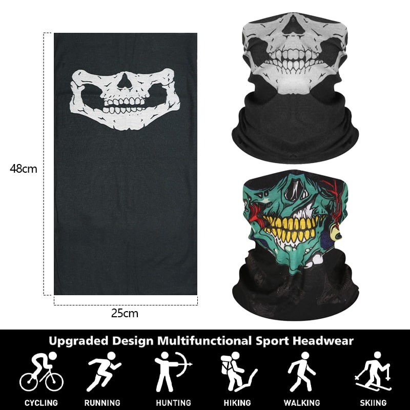 Ghost Skull Cycling Balaclava Breathable Face Mask For MTB Motorcycle Outdoor Sports 3