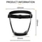 ClearGuard Full Face Shield Mask Reusable Anti Fog Dustproof Protection 5