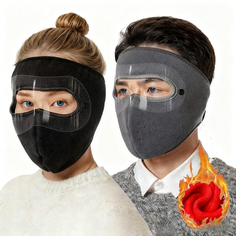 ArcticShield Winter Face Mask Full Face Balaclava With Anti Fog Goggles 2